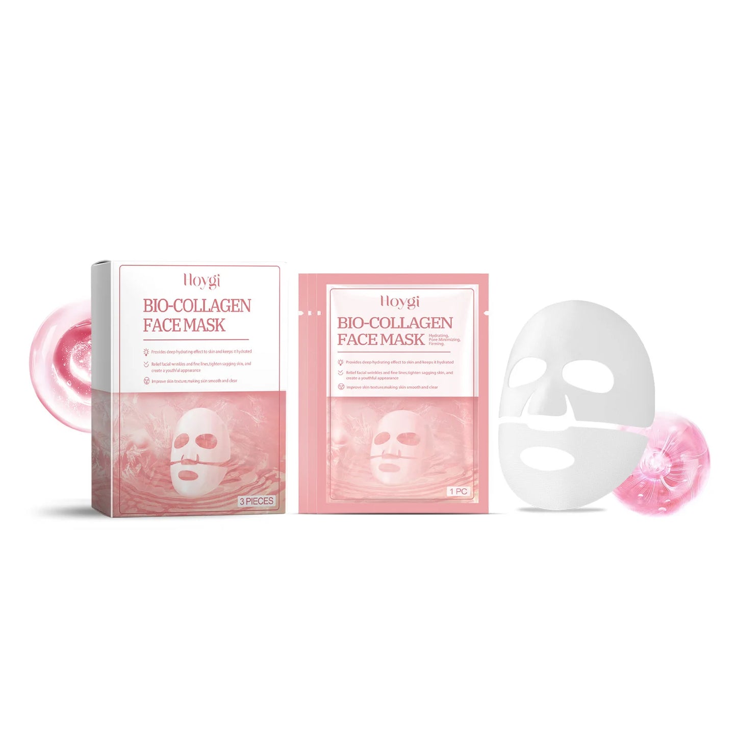 Bio-Collagen Real Deep Mask – Colágeno, Ácido Hialurónico y Vitamina E