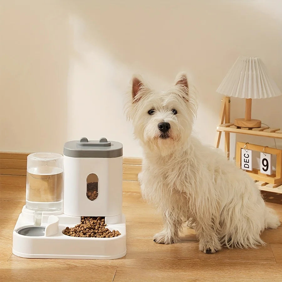 Dispensador Automático de Agua y Comida para Mascotas