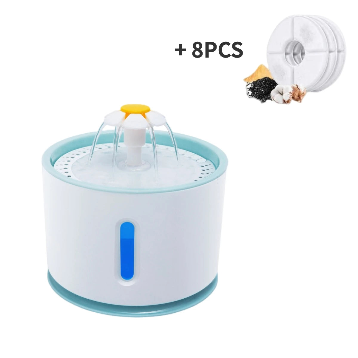 Fuente de Agua Automática 2.4L para Mascotas - Opciones