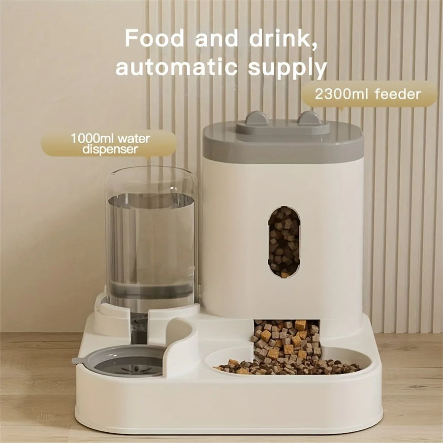 Dispensador Automático de Agua y Comida para Mascotas