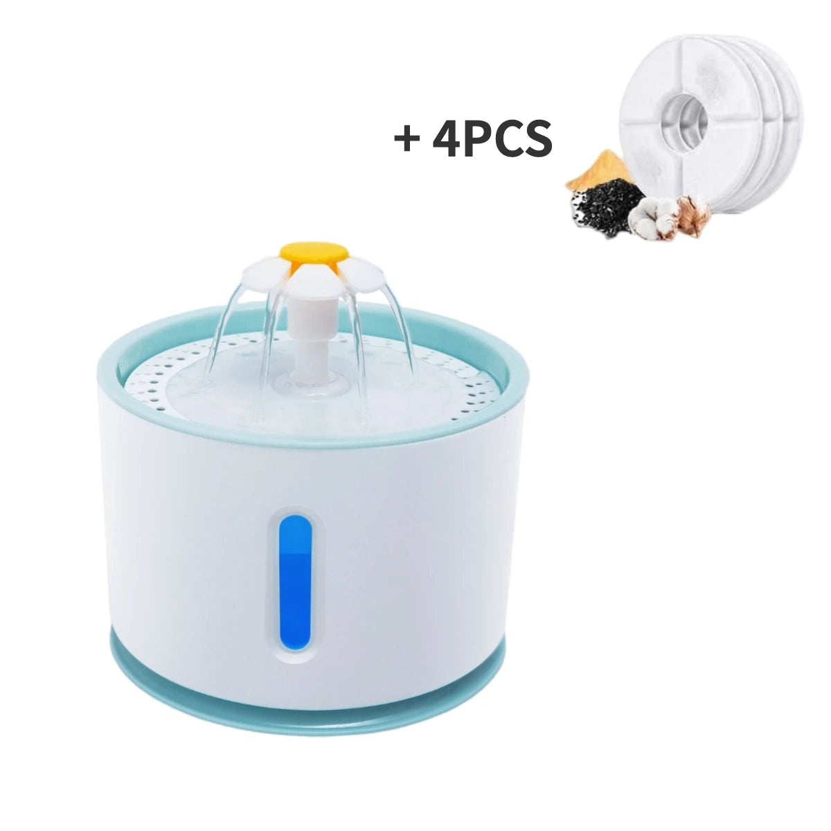 Fuente de Agua Automática 2.4L para Mascotas - Opciones