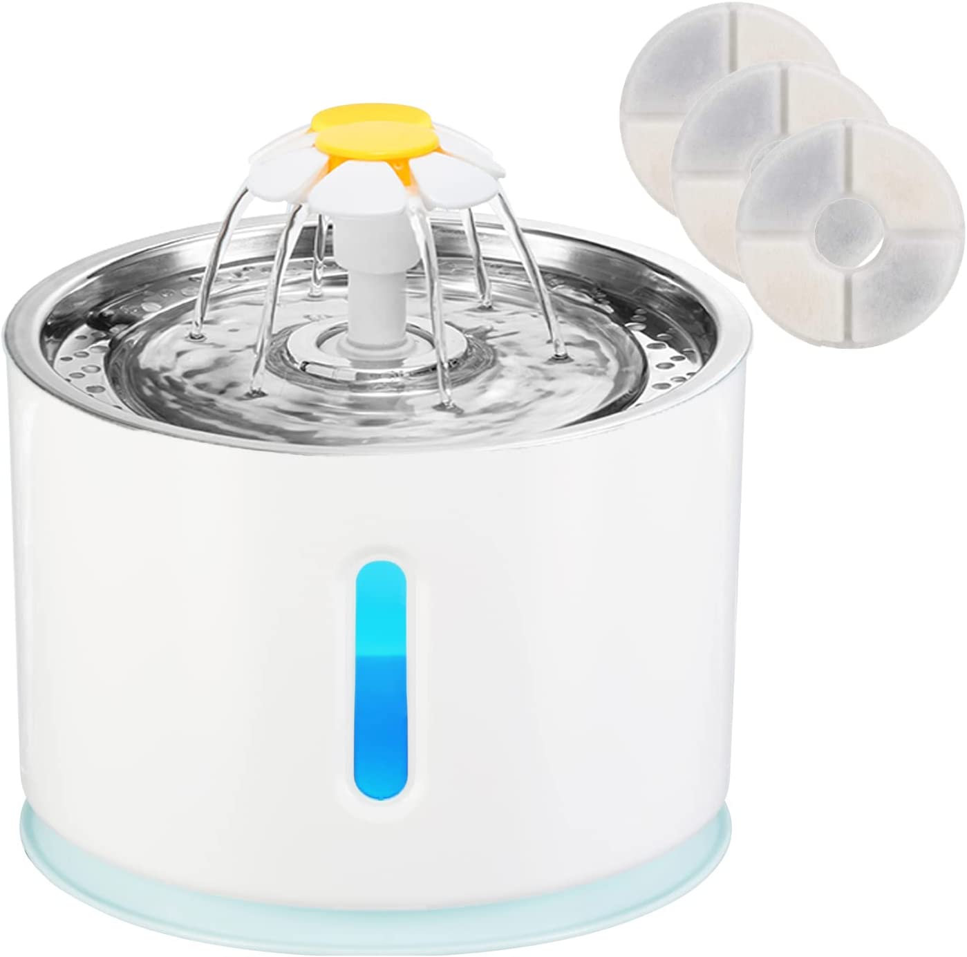 Fuente de Agua Automática 2.4L para Mascotas - Opciones