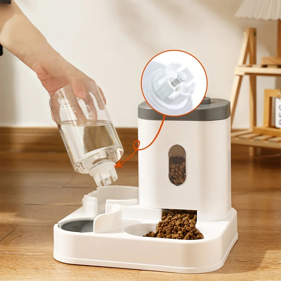 Dispensador Automático de Agua y Comida para Mascotas